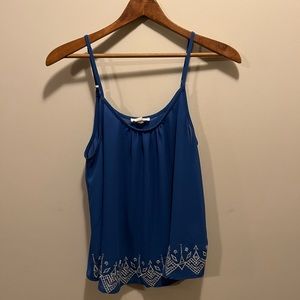 🍉3/$20 Blue Tank w/ Design